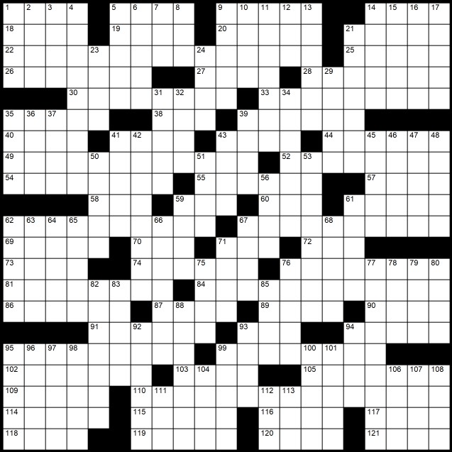 Solution to Evan Birnholz’s Nov. 16 crossword, ‘Body Modification’