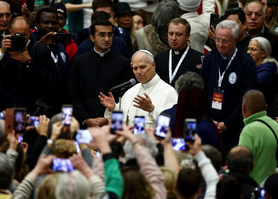 Trans women attend Vatican event with Pope Leo, but not at head table