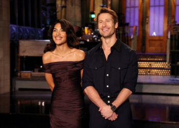 SNL takes on the Epstein files as Glen Powell hosts