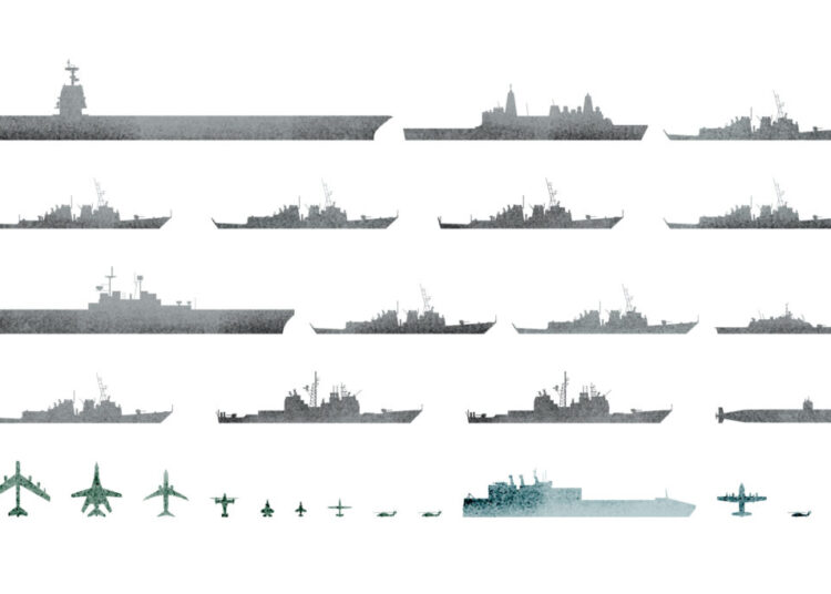 These are the U.S. ships and aircraft massing off Venezuela