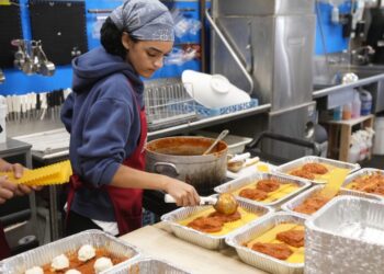 With lasagna and burritos, neighbors feed one another as food prices soar