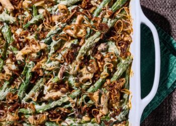 This green bean casserole is a fresh spin on a beloved classic