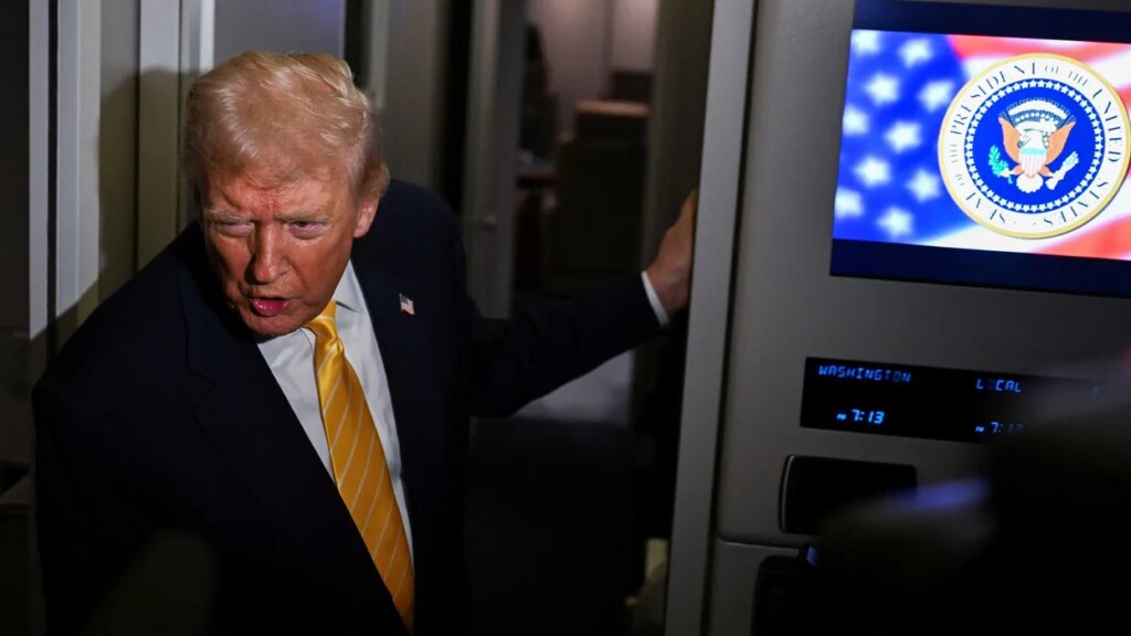 ‘Quiet piggy!’ Trump delivers startling insult as female reporter asks about Epstein