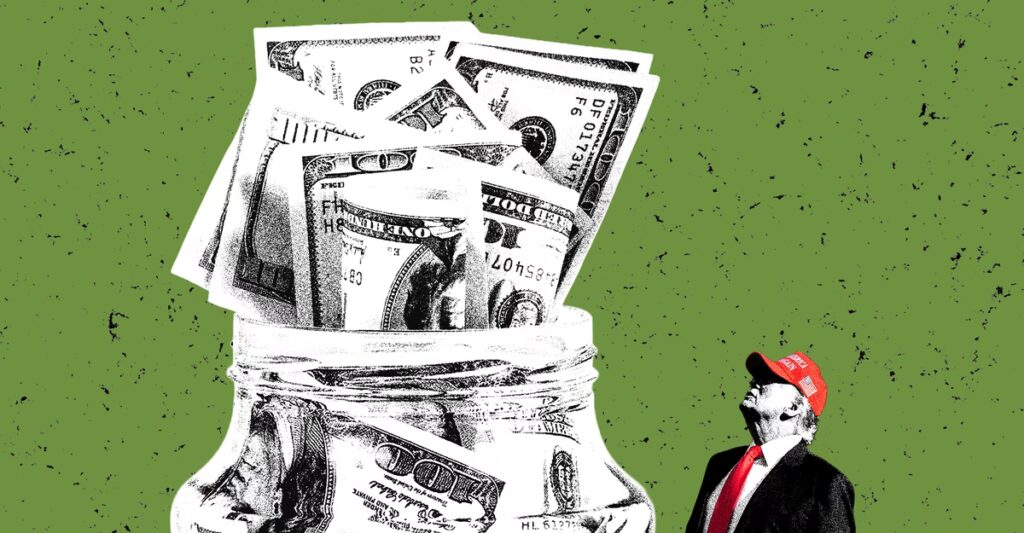Trump’s Nearly $2 Billion Postelection Windfall