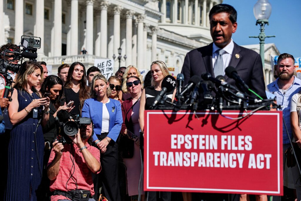 Before House vote, bill’s supporters push for release of Epstein files