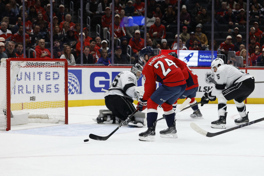 Connor McMichael shifted to wing, and rediscovered a spark for the Capitals