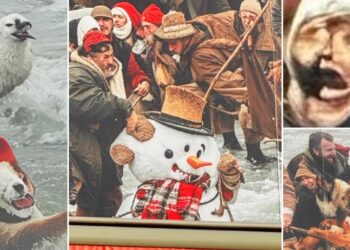 Town’s Huge Christmas Mural Was Generated Using AI, Resulting in Ghastly Chthonic Horrors