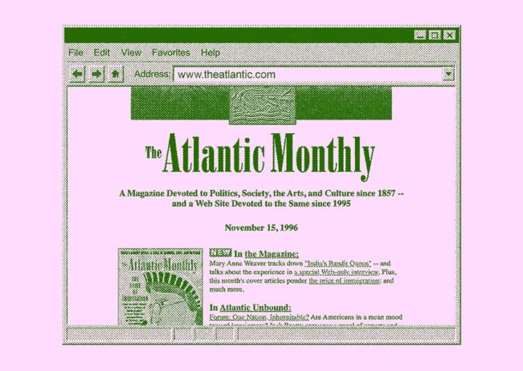 The Earliest Days of The Atlantic Online