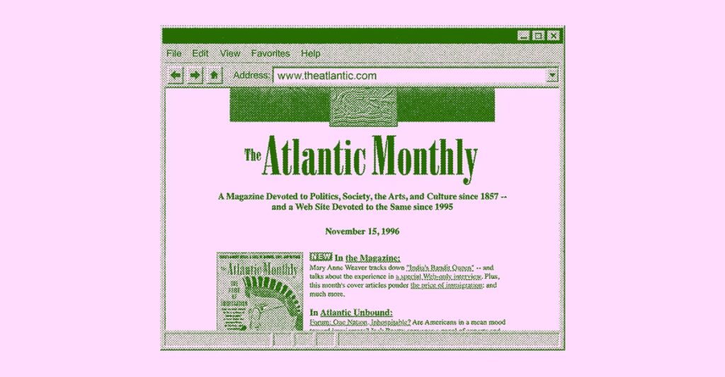 The Earliest Days of The Atlantic Online