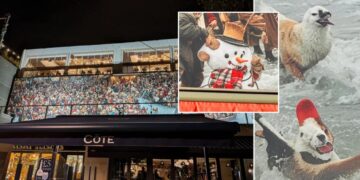 Giant AI-Generated Christmas Decoration Being Torn Down After Residents Noticed Grotesque Horrors Hidden in It