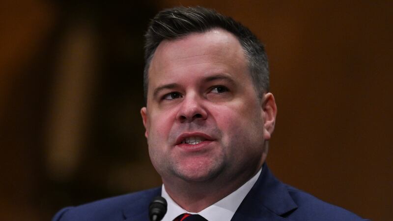 WASHINGTON, DC - FEBRUARY 27: William Pulte, of Florida, to be Director of the Federal Housing Finance Agency, testifies during a Senate Banking, Housing, and Urban Affairs Hearing to examine his nomination of at the Dirksen Senate Office Building on February 27, 2025 in Washington, D.C. (Photo by Ricky Carioti/The Washington Post via Getty Images)