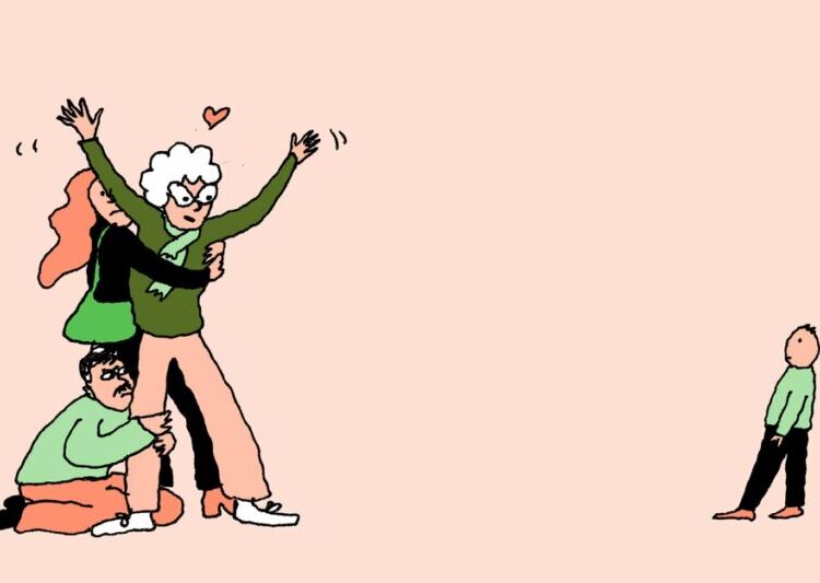 The Family Hug Standoff