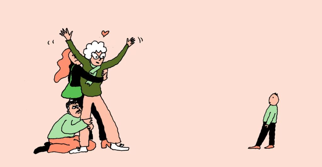 The Family Hug Standoff