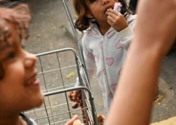 ‘People want to change their mind’: Trump voters express regret during food pantry crisis
