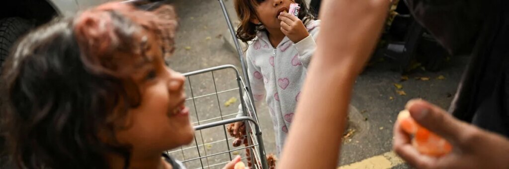 ‘People want to change their mind’: Trump voters express regret during food pantry crisis