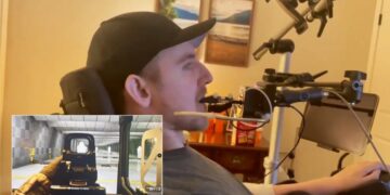 Paralyzed Man Playing First-Person Shooter Using Brain Implant