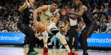 Nets thrashed by Bucks as they get a sobering Giannis Antetokounmpo reminder