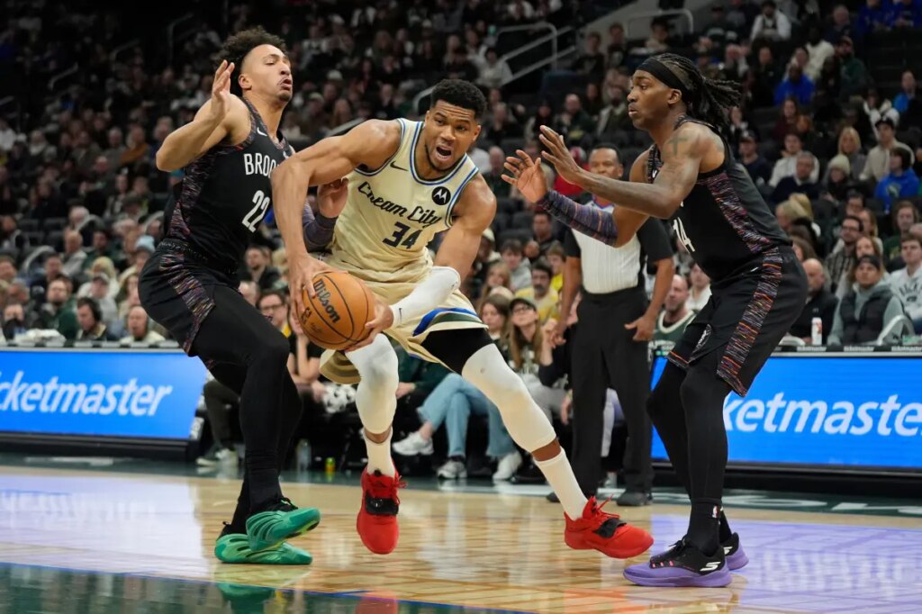 Nets thrashed by Bucks as they get a sobering Giannis Antetokounmpo reminder