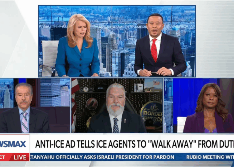 ‘This is dangerous!’ Right-wing Newsmax panel melts down over ‘disgusting’ ads against ICE