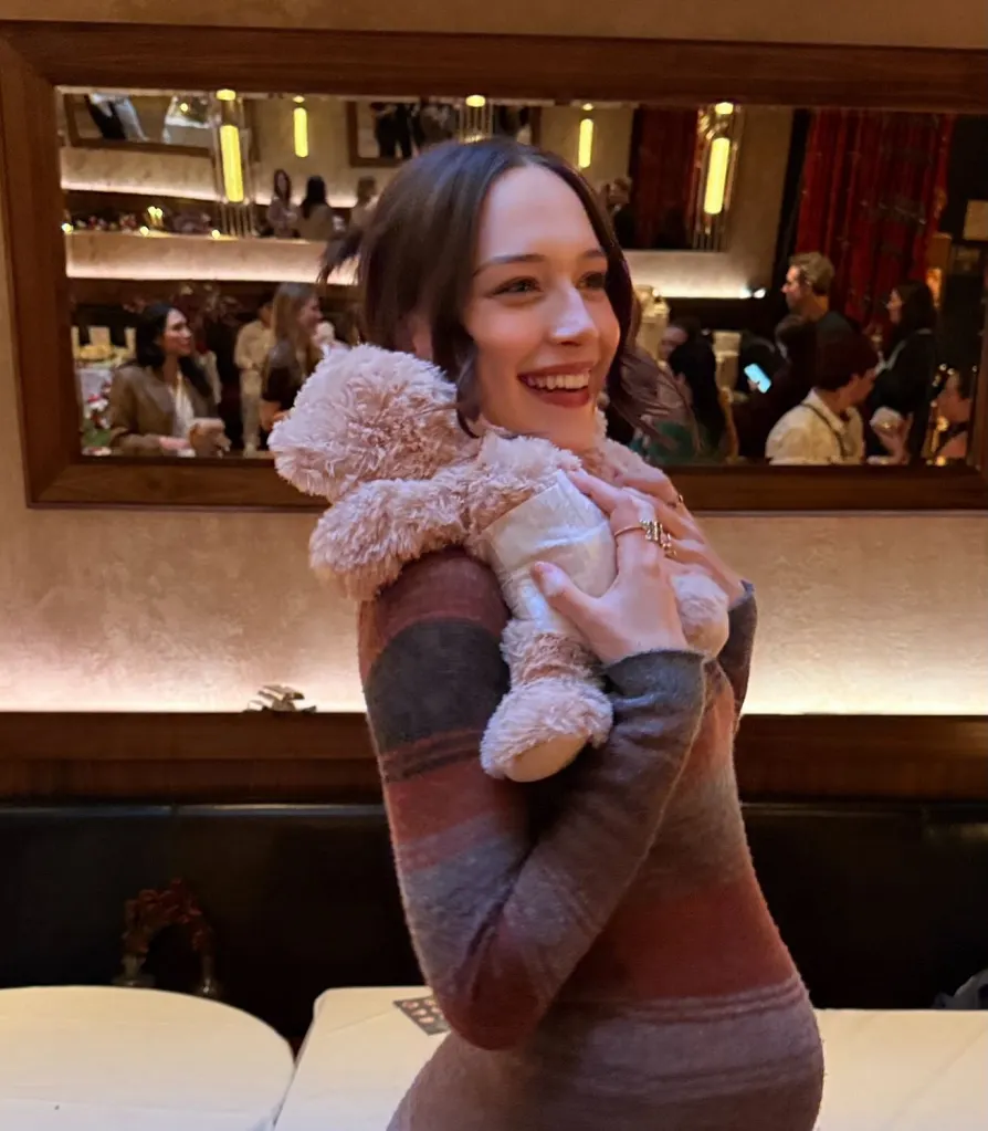 Elsie Hewitt celebrating her baby shower