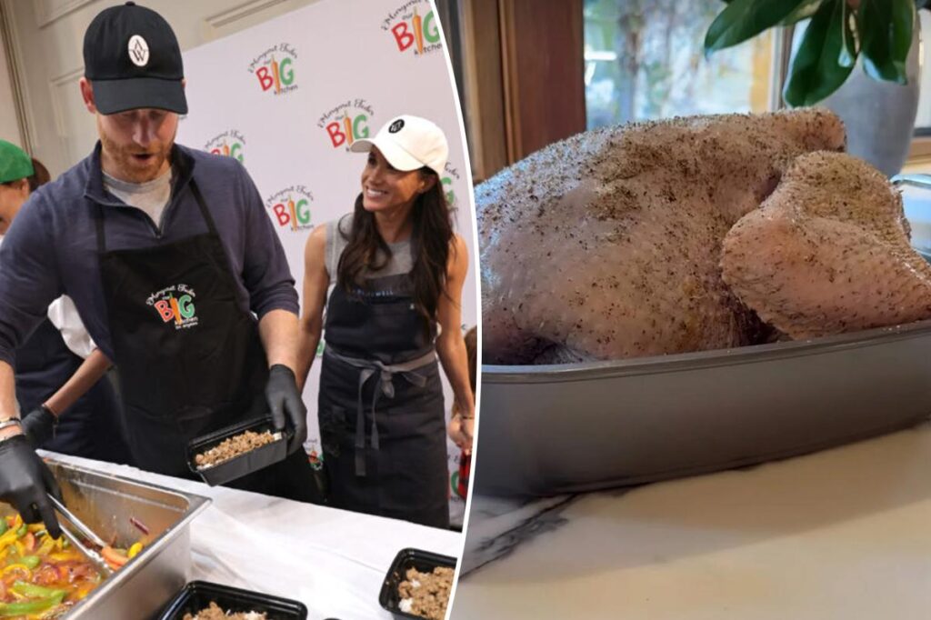 Meghan Markle dubbed ‘Salmonella Sussex’ as she’s mocked for Thanksgiving turkey blunder