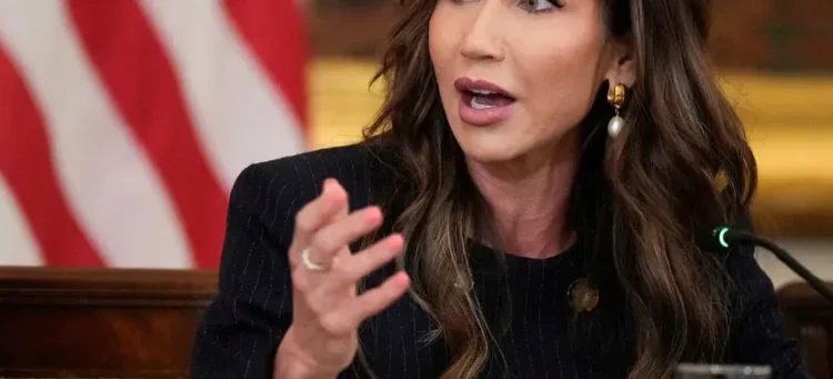 Noem pressed after blaming Biden for shooting suspect approved under Trump