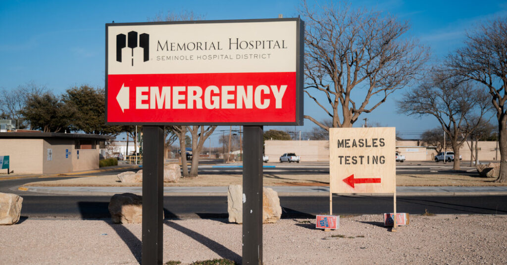 C.D.C. Links Measles Outbreaks in Multiple States for the First Time