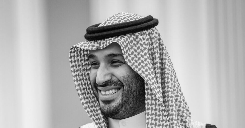 Saudi Leader Looking Inward as He Comes to Washington