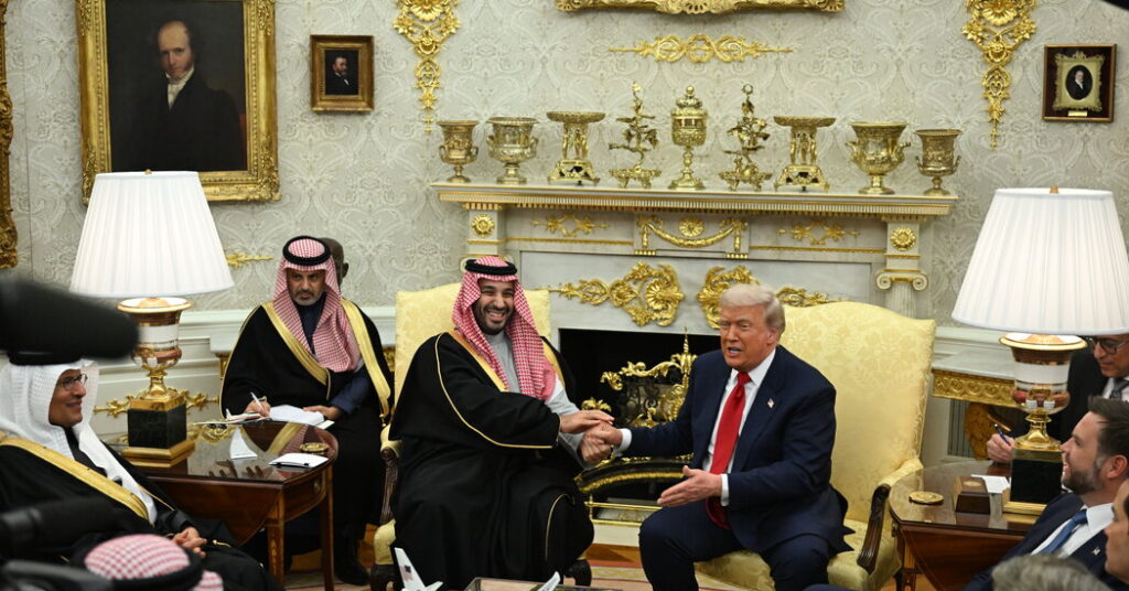 ‘Really Good Friends’: Trump Lauds Saudi Crown Prince During Lavish Visit