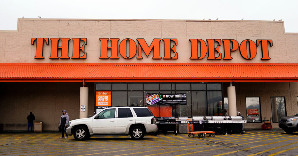 Home Depot Cuts Forecast as Consumers Pull Back on Spending