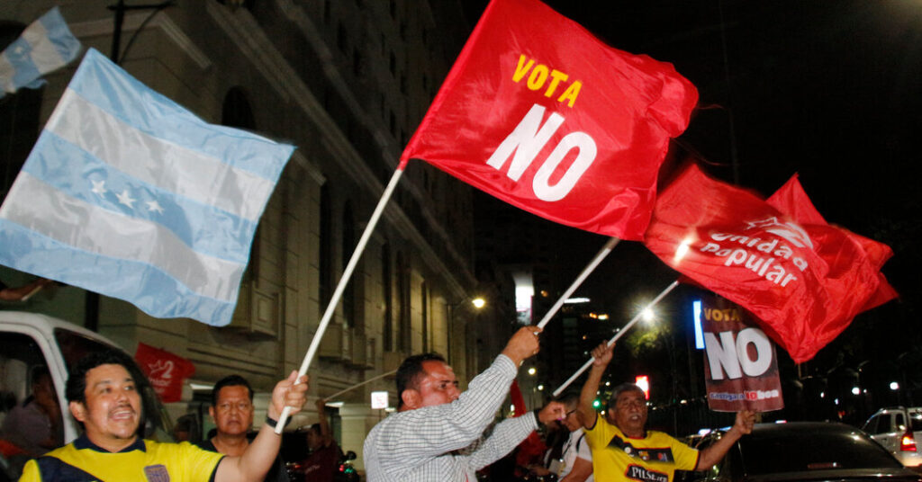 Ecuador Votes No to Hosting U.S. Military Base