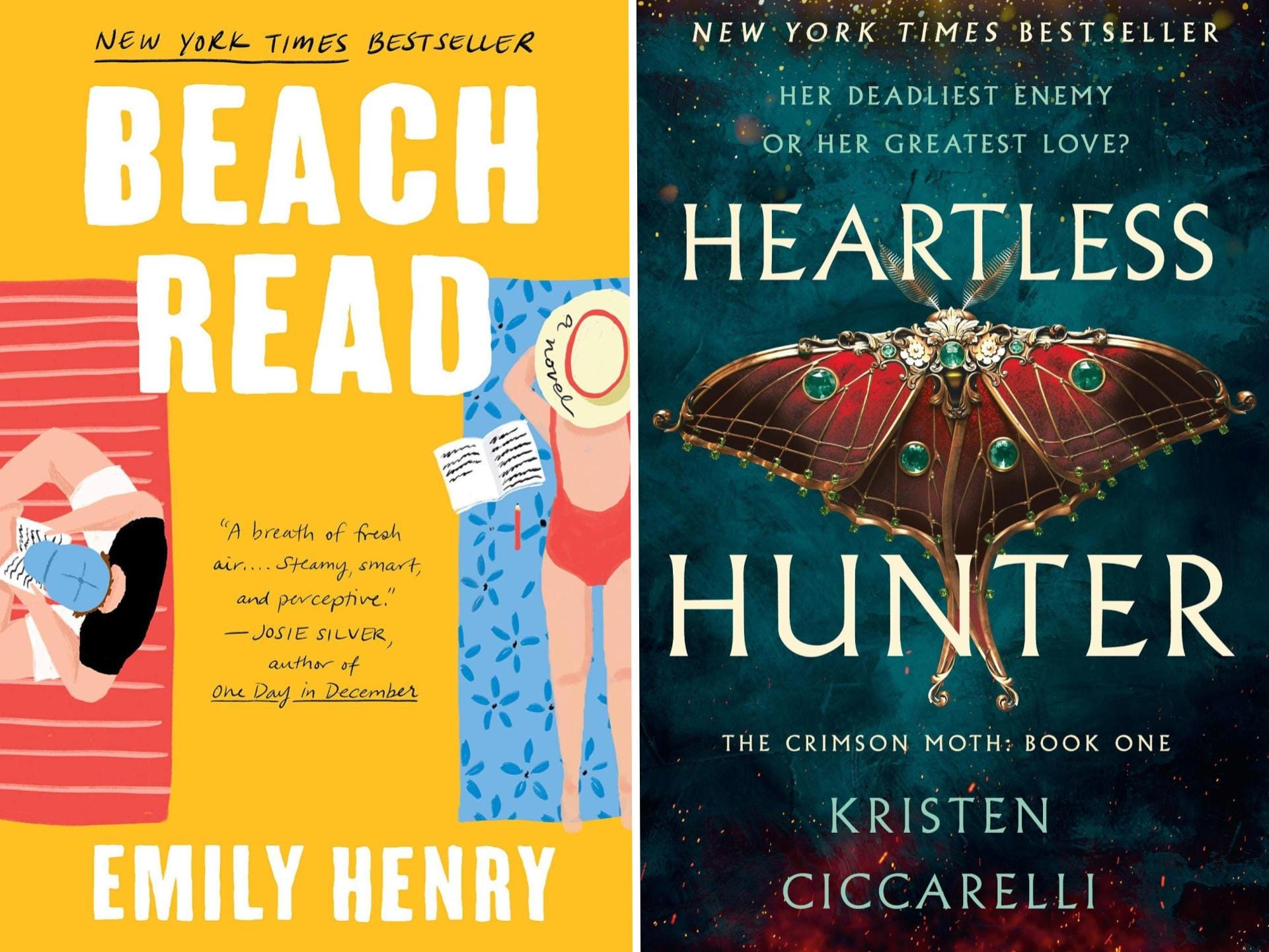 A side-by-side of the covers of 