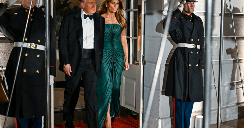 Melania Trump Goes Saudi Green