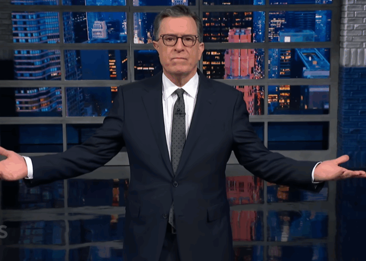 Stephen Colbert Celebrates ‘Epstein Rockin’ Eve’