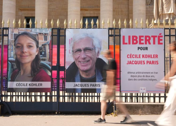 2 French nationals freed from Iranian prison after more than 3 years in detention