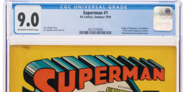 Superman Comic Sets Auction Record, Selling for $7.6 Million