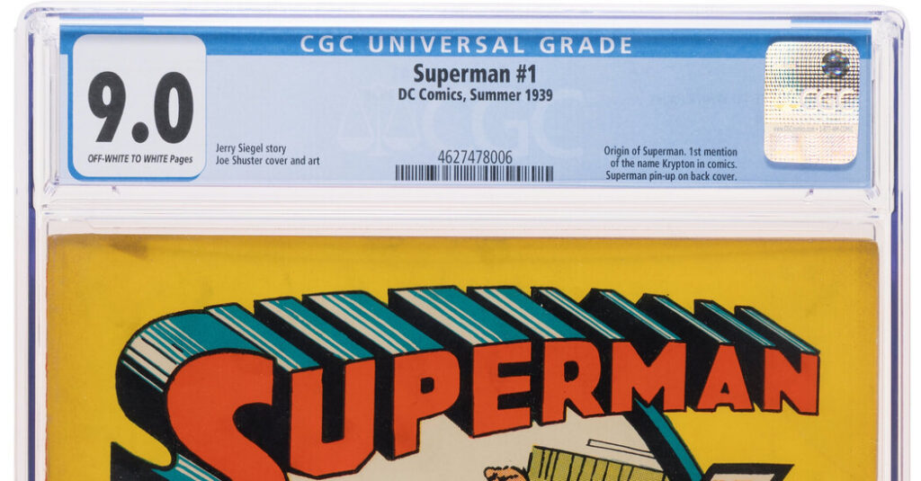 Superman Comic Sets Auction Record, Selling for $7.6 Million