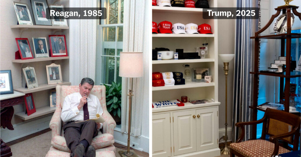 A Tiny West Wing Office Is Big on Trump Messaging