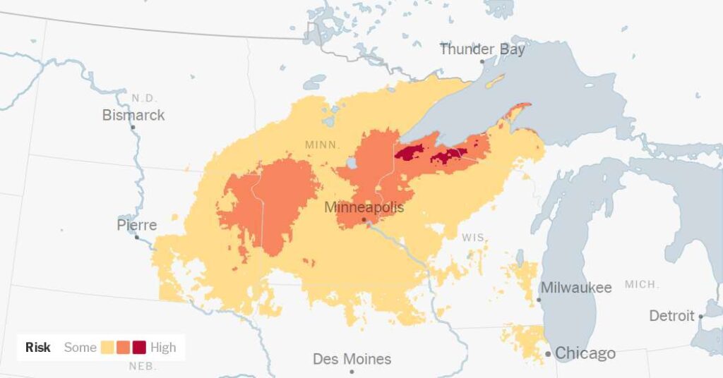 Heavy Snow Expected Across Upper Midwest Through Thanksgiving