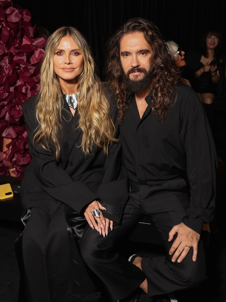Heidi Klum and Tom Kaulitz attend the Messika Paris Womenswear Spring-Summer 2025 show.