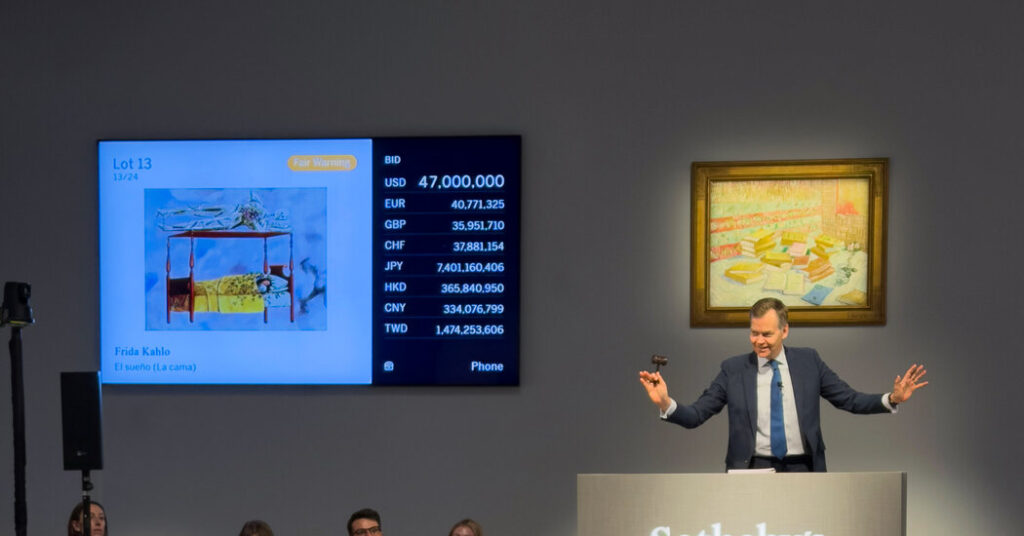 Frida Kahlo Portrait Sells for $54.7 Million, Her Auction Record