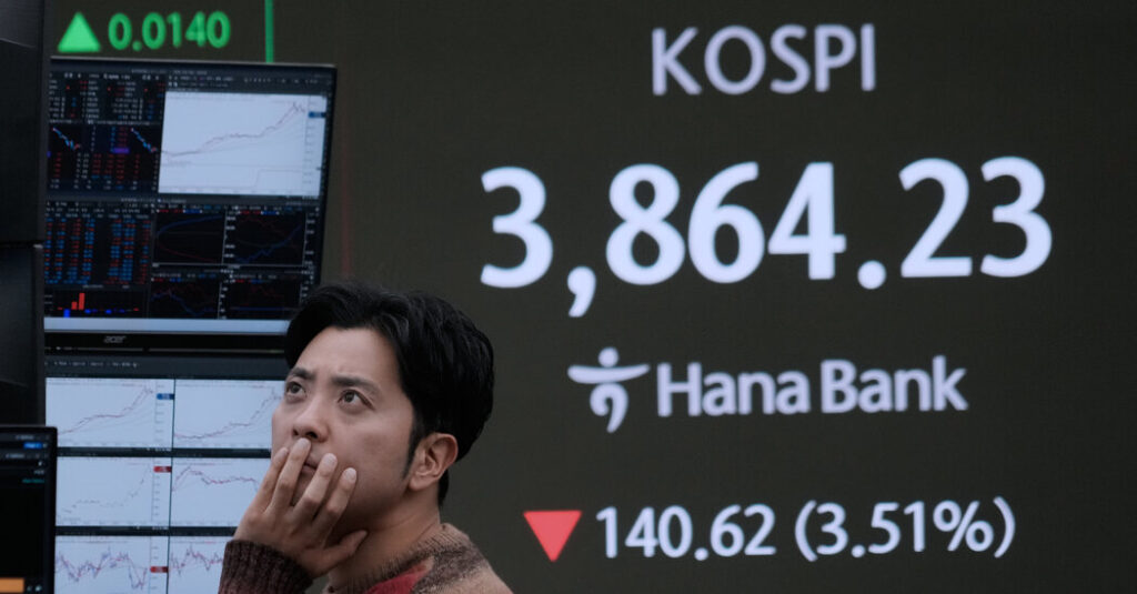 Anxiety Over A.I. Spending Returns to Global Markets