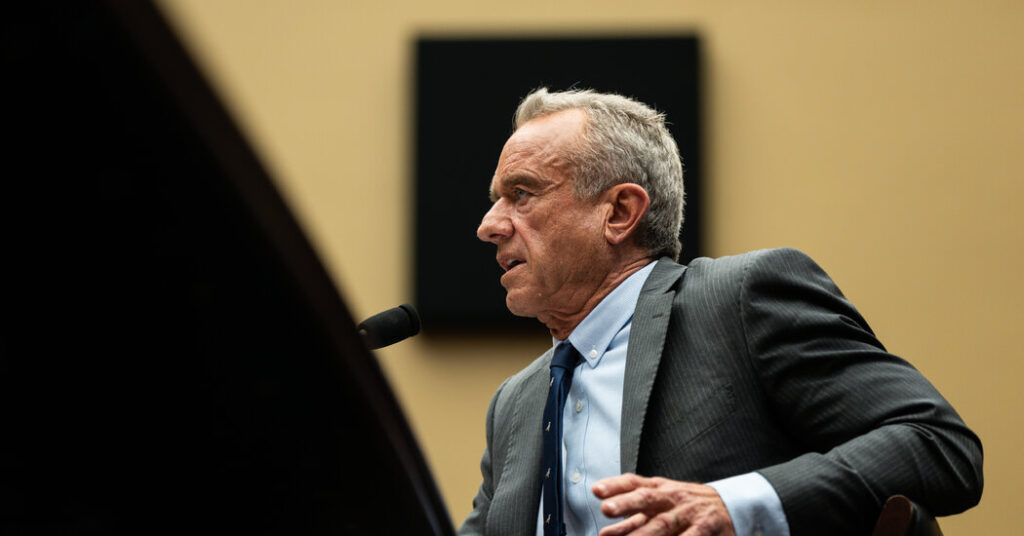 Kennedy Says He Told C.D.C. to Change Website’s Language on Autism and Vaccines