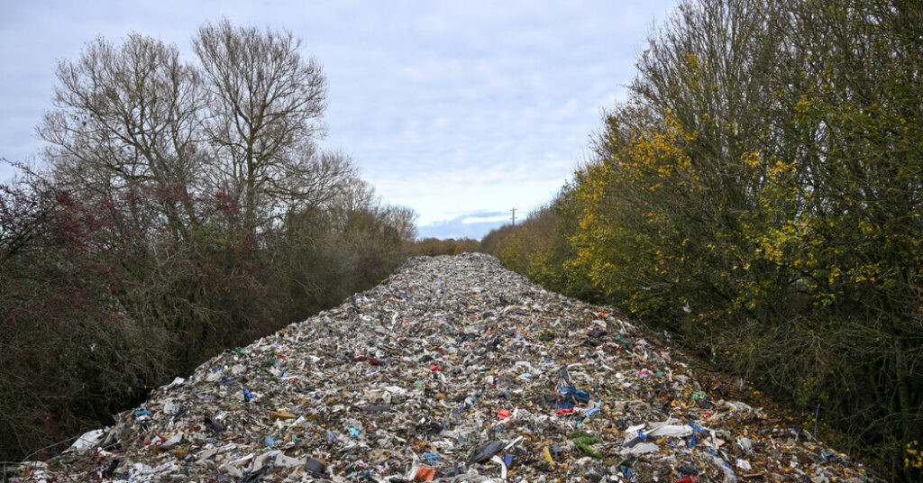 A Colossal, Hidden Pile of Trash Ignites Outcry in Britain