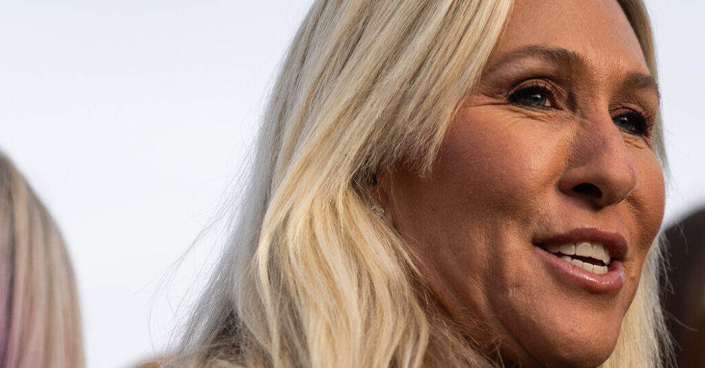 Greene’s Exit Deals A Blow to G.O.P., Putting Rifts on Display