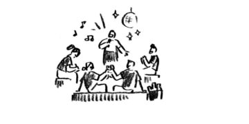 ‘We Saw a Man Illuminated by a Disco Ball’