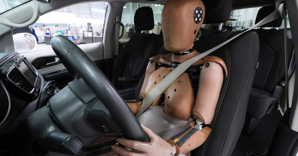 U.S. Introduces New Female Crash-Test Dummy Standards