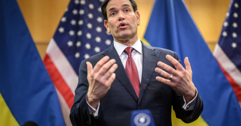 How Rubio Tried to Bring a Pro-Russia Peace Plan to Middle Ground