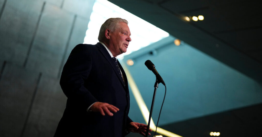 ‘Find a Job,’ Ontario Premier Tells Protester While Passing a New Housing Law