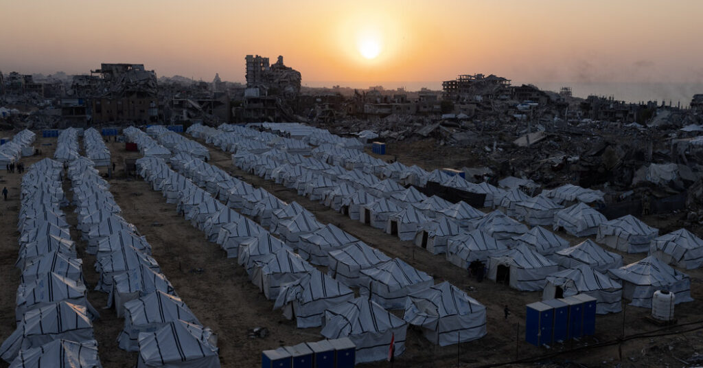 U.S. Plans Compounds to House Palestinians in Israeli-Held Half of Gaza